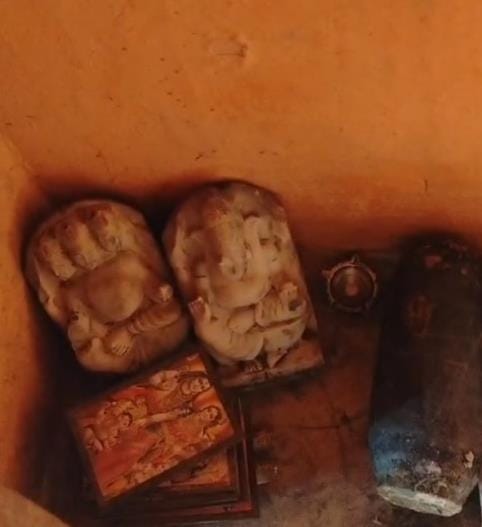 Shiv temple vandalized, idols broken