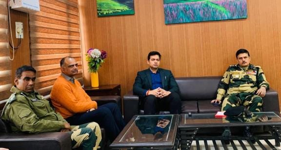 DC Held Meeting with BSF Officials