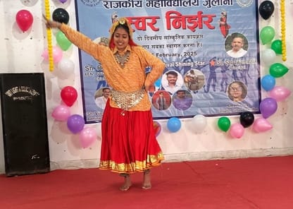 Preeti stood first in solo dance and Nancy stood first in general dance.