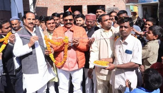 Sadar MLA inaugurated various projects worth 80 lakhs