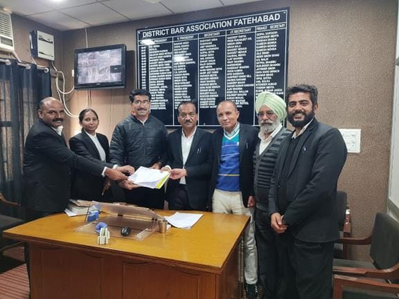 Rakesh became the election officer for the Bar Association