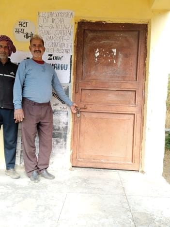 Lock At School Door, Teacher Absent