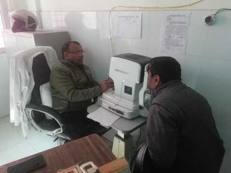 Patients are wandering due to lack of eye doctor in district hospital