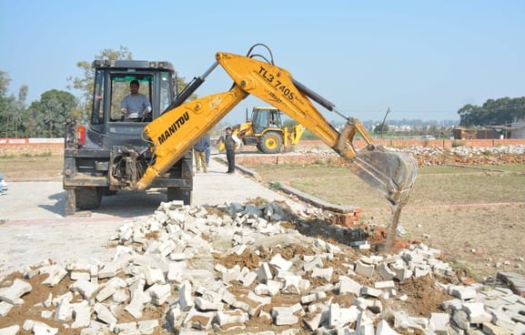 Illegal colonies of two including former MLA were demolished