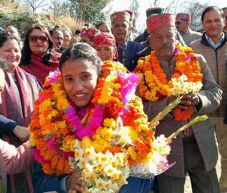 Wherever she studied, Neeta came as the chief guest.