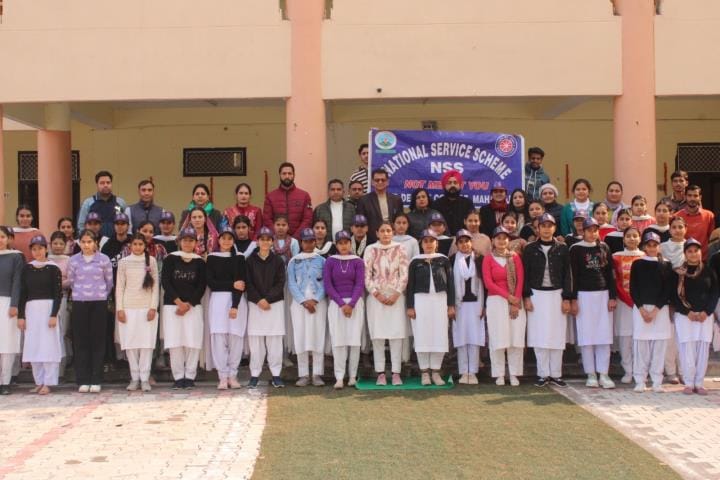 Winter NSS Camp Start in Mahanpur College