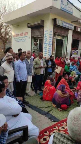 Patience broke on sewer system... staged a strike