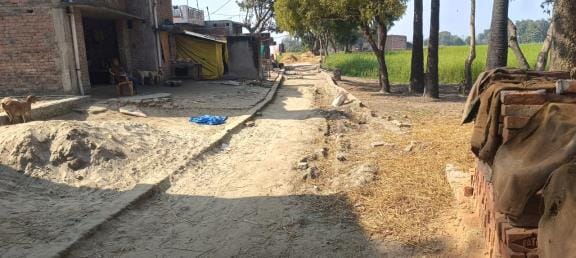 The condition of Umaria-Santi road is pathetic, walking is difficult.