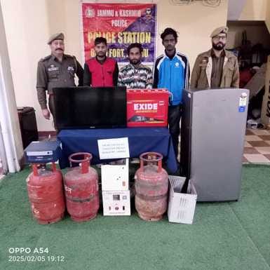 jammu, crime, three arrest