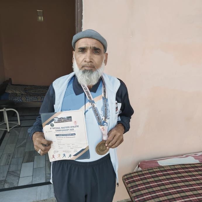 60 year old Swaroop Singh, who entered the medal race with passion after learning from two defeats, won gold.