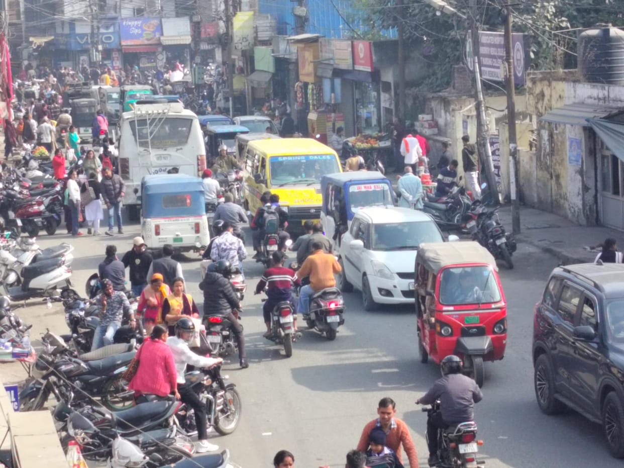 Traffic Jam in Every Corner of kathua City