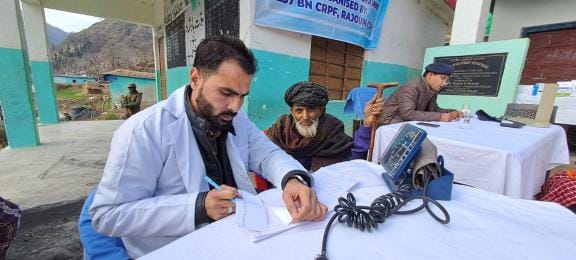 CRPF organized medical camp in BG Kewal