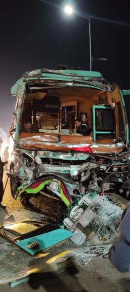 Bus carrying devotees to Kumbh collides with dumper, 36 injured