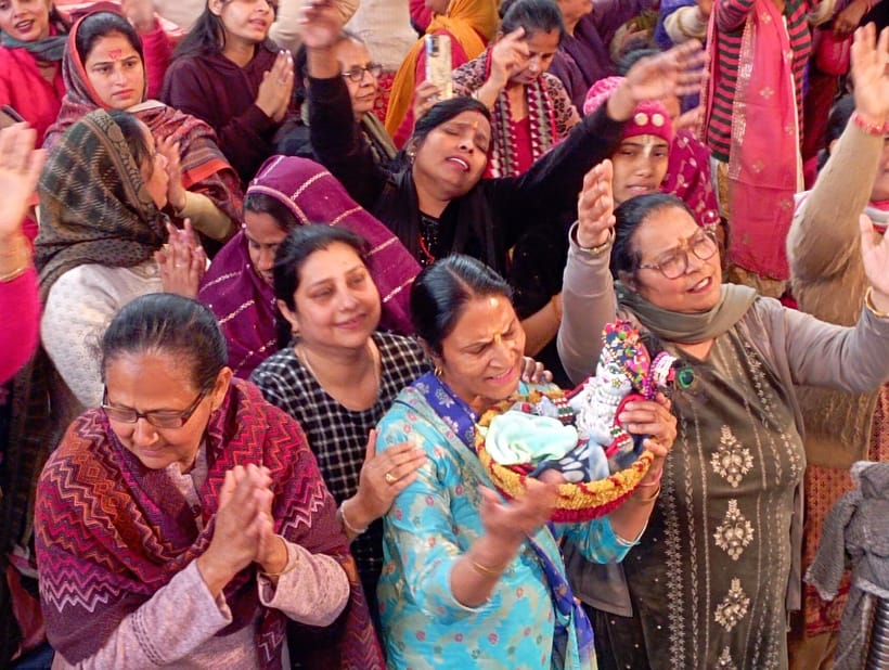 Glimpse of Vrindavan seen in Radha-Krishna temple Kotla Kalan