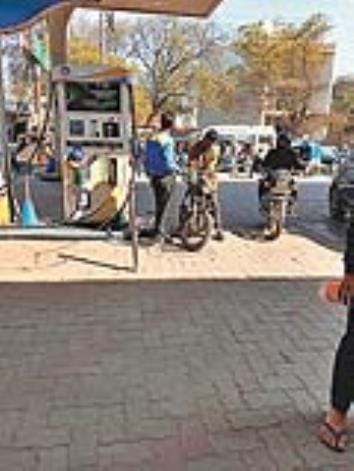 If you don't wear a helmet then no tension, you will be filled with petrol