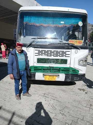 As soon as the weather opened, the road opened, now government bus started running till Sojha