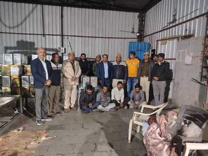 Jalore: Raid on Factory Manufacturing Fake 'Saras' Ghee, 625 Packets and Vehicle Seized, 4 Accused Arrest