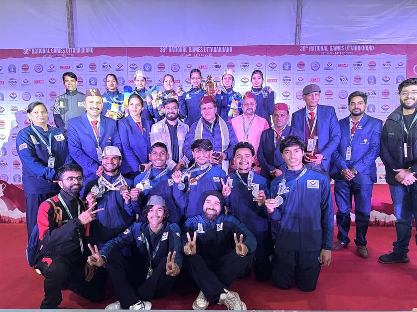 Haryana team showed strength in Yogasana