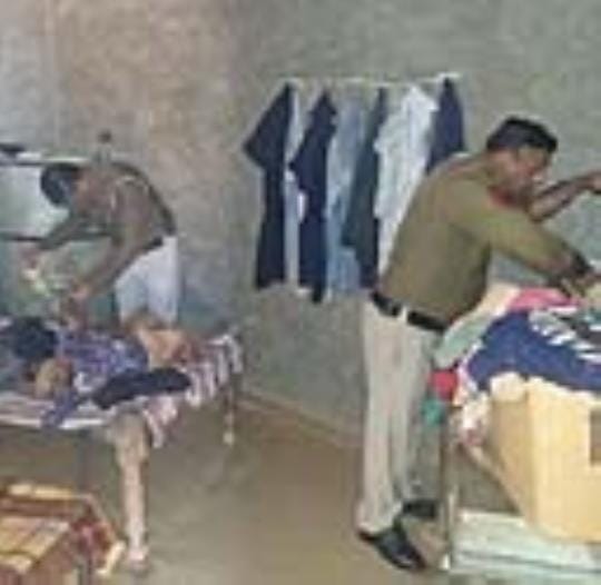Police along with dog squad conducted investigation campaign in houses in village Banwala.