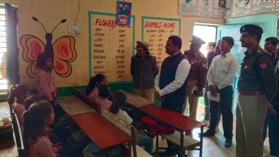 DM-SP reached school, heard pahara and counting from children