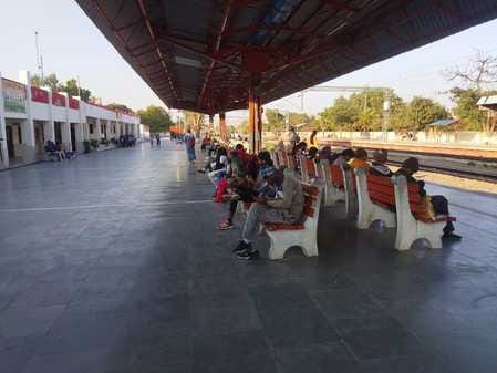 The train left the station ten minutes early, passengers created a ruckus