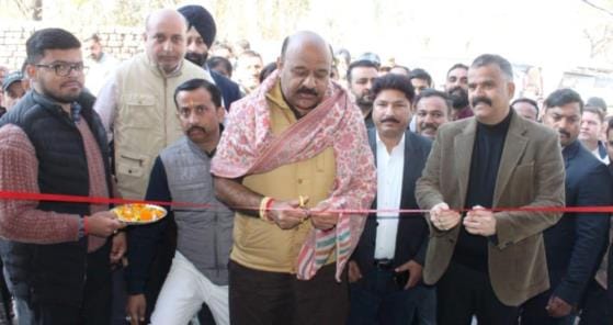 एआरटीओ कैंप का उद्घाटन करते उप मुख्यमंत्री सुरेंद्र चौधरी। संवाद