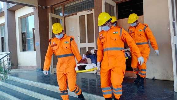 NDRF conducted mock drill for disaster prevention