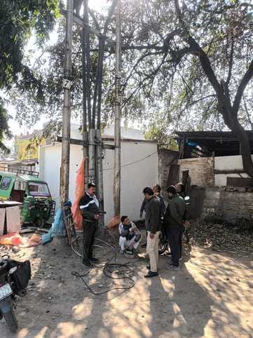 Electricity failure for five hours due to fault in 33 KVA line