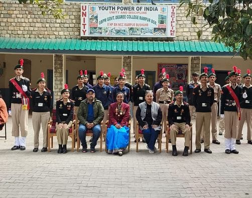 RDC holder cadet Khushi welcomed on reaching Rampur College