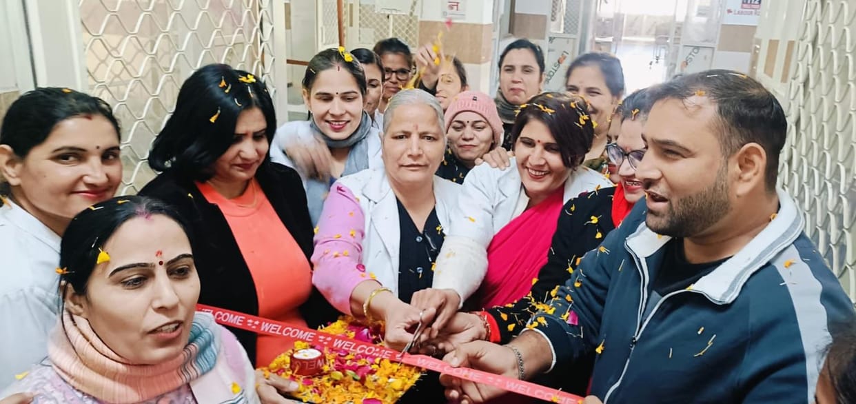 For the first time, laughter echoed in the mother-child hospital built four years ago with a budget of Rs. 11 crores.