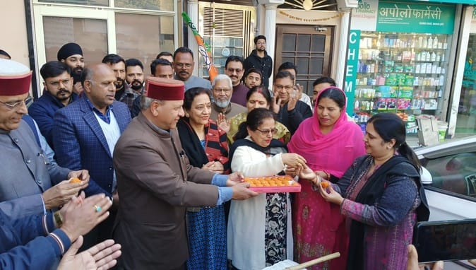 BJP celebrated in Dadahu and Sangrah