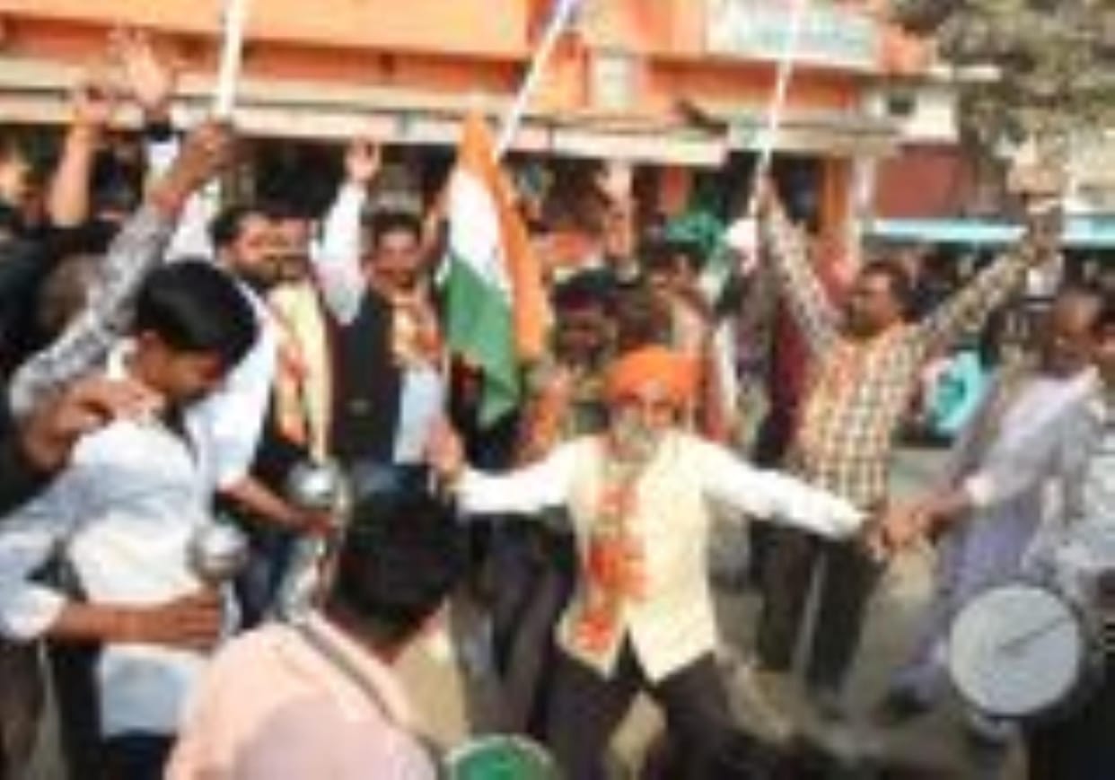 BJP celebrated victory in Delhi elections