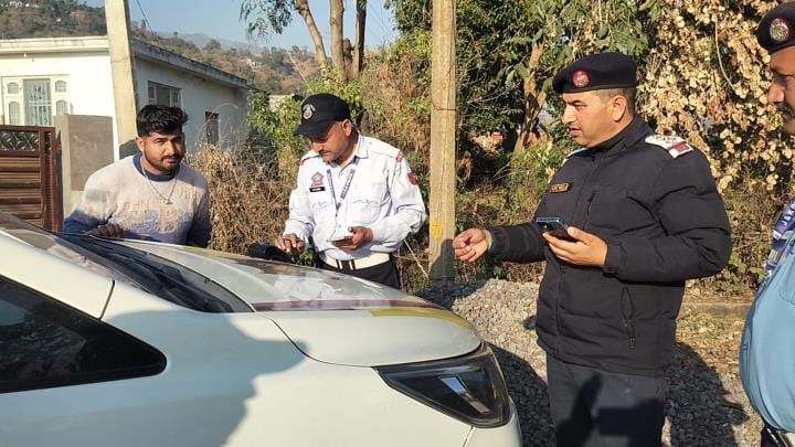 Traffic Police Challan Against Violation of Traffic Rules