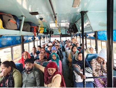 The bus service started for Prayagraj Kumbh Mela is being liked very much by the passengers of the district.
