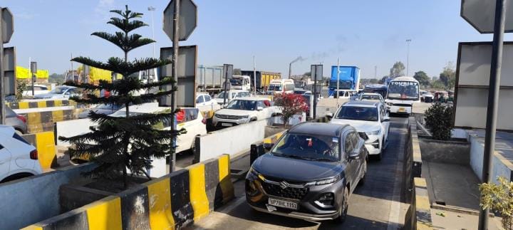 double the number of vehicles passing through toll
