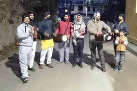 Prabhat Pheri was taken out from Guru Ravidas Temple