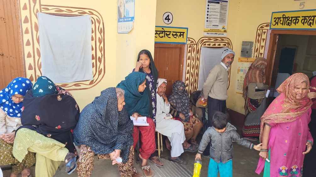 abundance of patients suffering from cold and fever