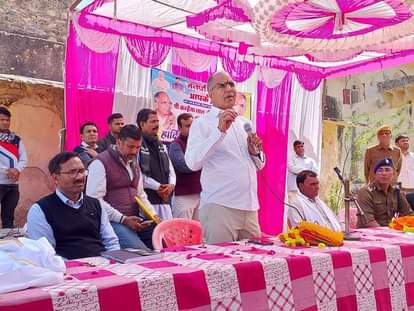 जलदाय मंत्री कन्हैयालाल चौधरी का जनप्रतिनिधि आपके द्वार महाअभियान