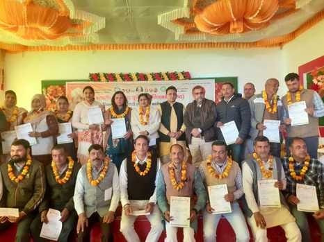 Aditya of Baraut and Kamal of Binauli became presidents of Bhakiyu Teachers Cell