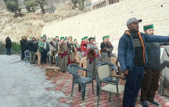 Villagers of Rarang came out against Jangi-Thopan-Powari project