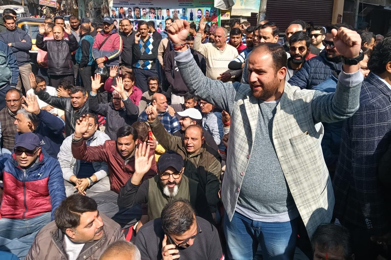 jammu, city, protest against police
