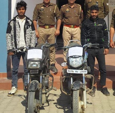 Two stolen bikes recovered from Delhi, two accused arrested