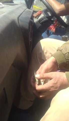 Video of security guard taking money from canter driver goes viral