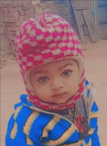 A one and half year old innocent child drowned while bathing in a tub full of water and died