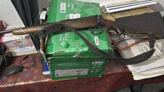 Rifle found in bus belonging to Shahjahanpur security personnel