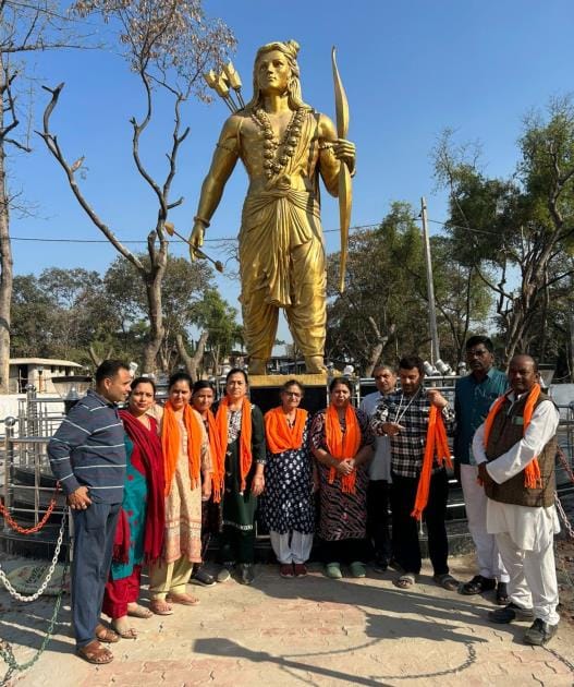 Tourists from Jammu and Kashmir visited Shravan Dham