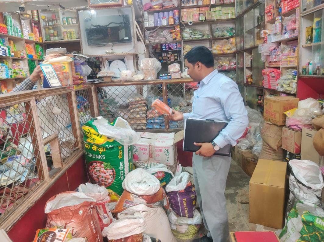 The team took samples of food items from shops