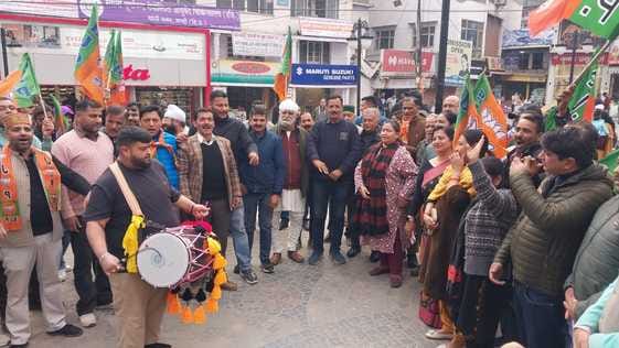 BJP celebrated Delhi's victory