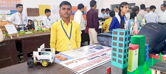 IoT based smart wheelchair selected in School Innovation Marathon