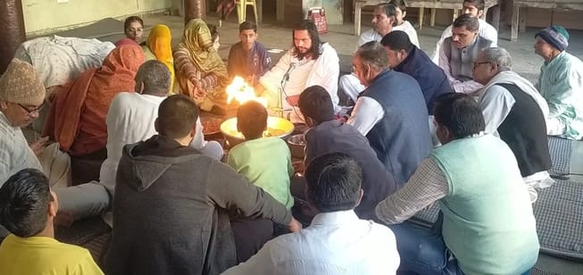 Called for creation of drug-free society by performing Yagya
